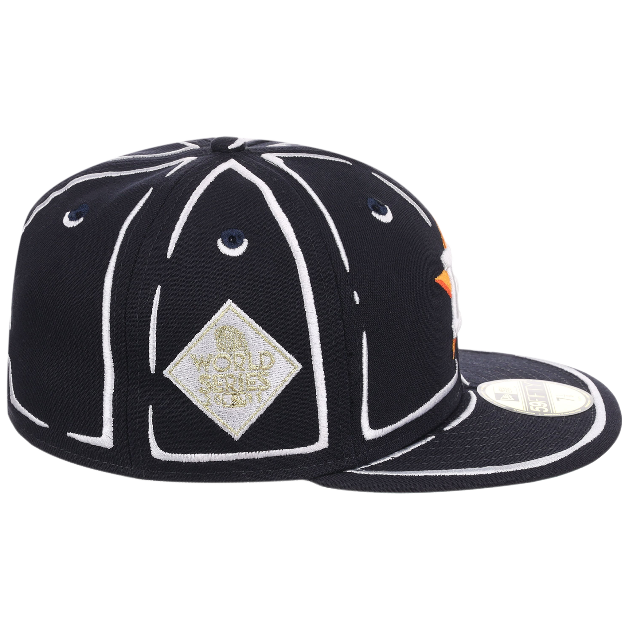 Houston Astros Joshua Vides x MLB 'Outline' New Era 59FIFTY Collection