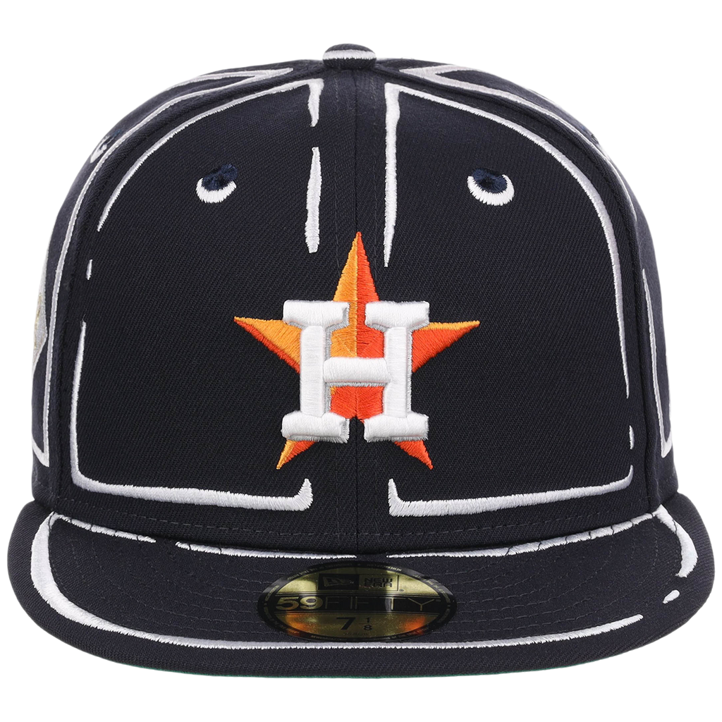 Houston Astros Joshua Vides x MLB 'Outline' New Era 59FIFTY Collection