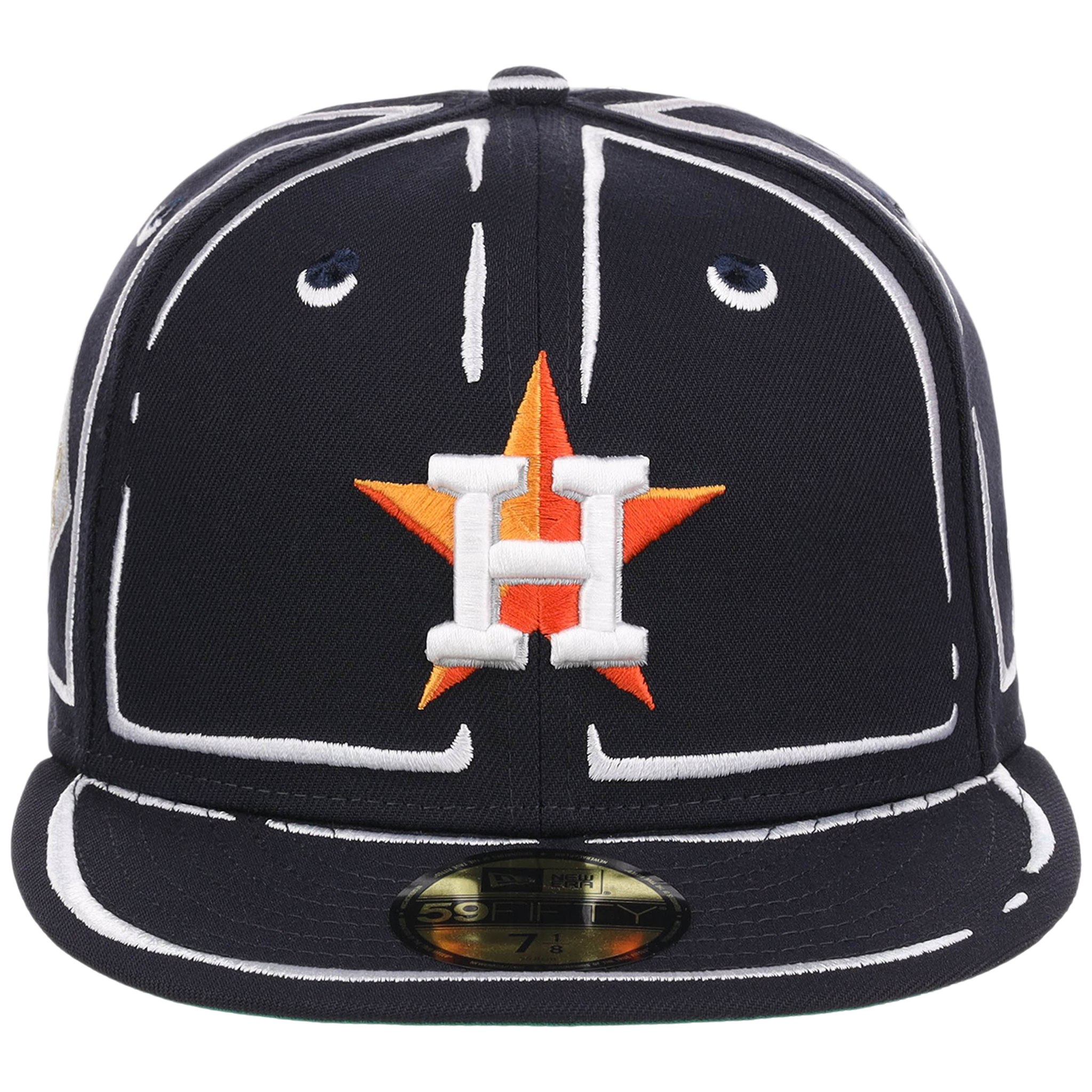 Houston Astros Joshua Vides x MLB 'Outline' New Era 59FIFTY Collection