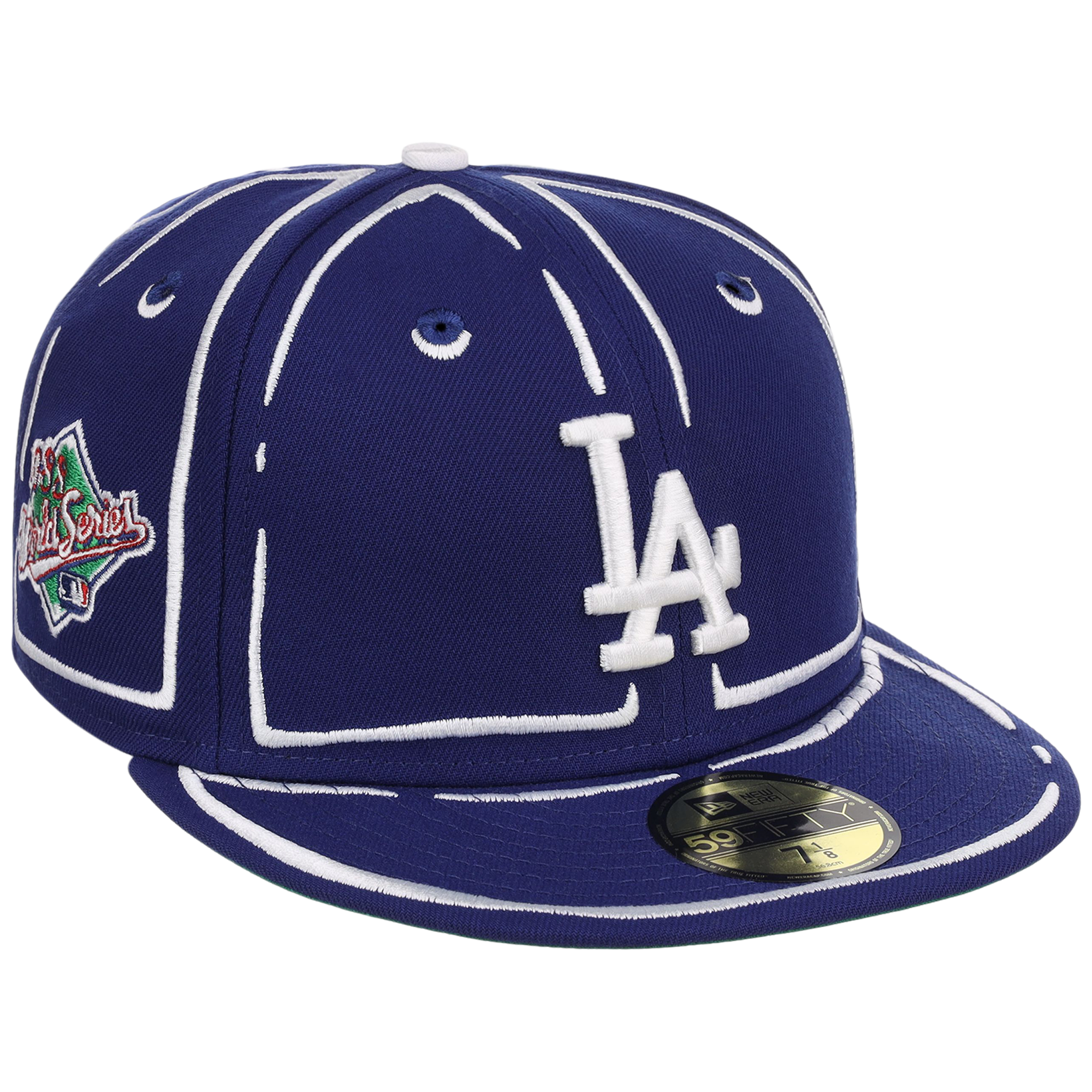 Los Angeles Dodgers Joshua Vides x MLB 'Outline' New Era 59FIFTY Collection