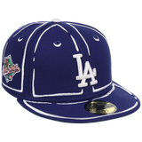 Los Angeles Dodgers Joshua Vides x MLB 'Outline' New Era 59FIFTY Collection