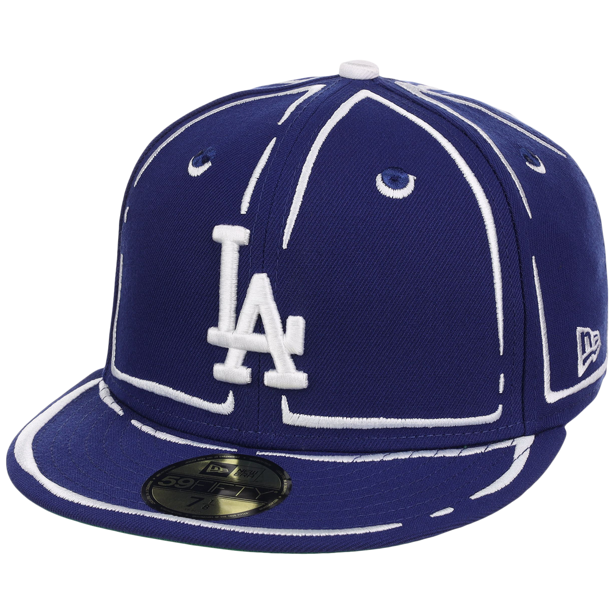 Los Angeles Dodgers Joshua Vides x MLB 'Outline' New Era 59FIFTY Collection