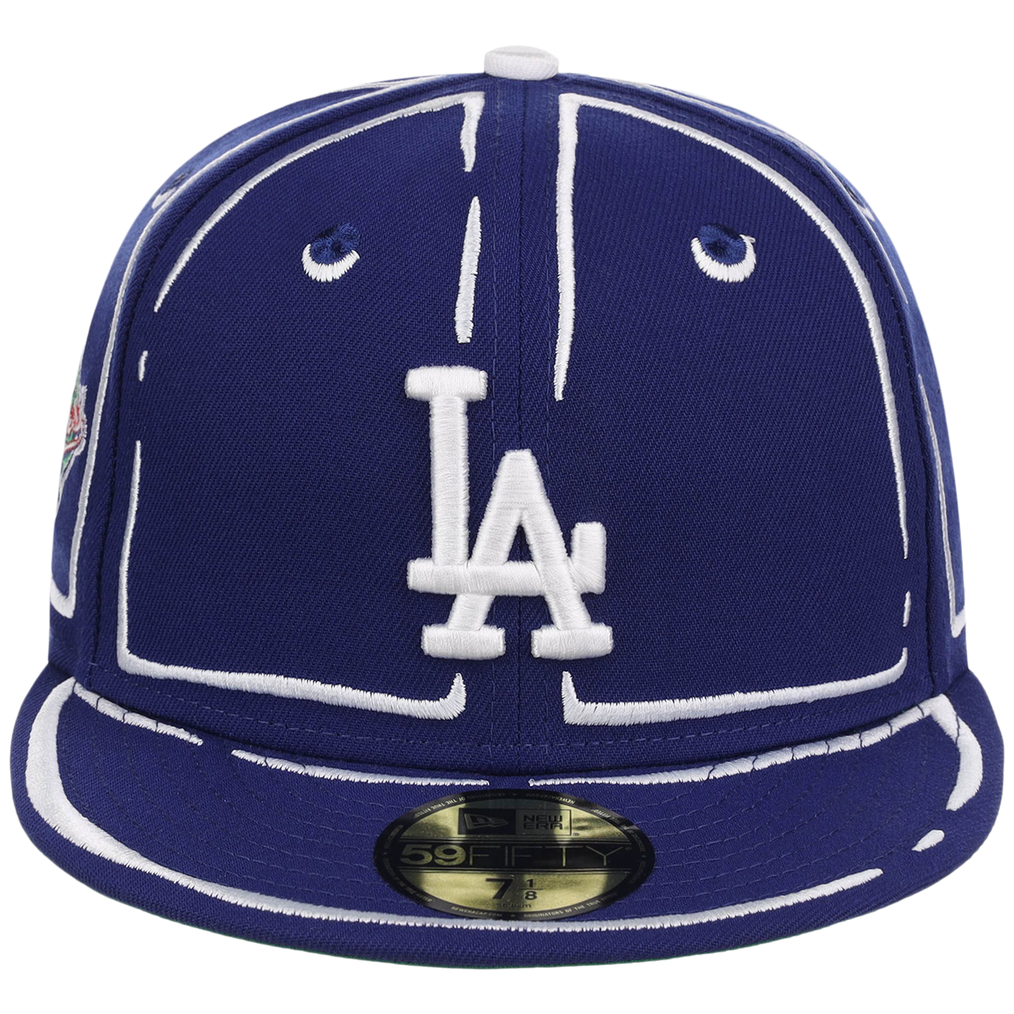 Los Angeles Dodgers Joshua Vides x MLB 'Outline' New Era 59FIFTY Collection