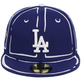 Los Angeles Dodgers Joshua Vides x MLB 'Outline' New Era 59FIFTY Collection