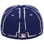 Los Angeles Dodgers Joshua Vides x MLB 'Outline' New Era 59FIFTY Collection
