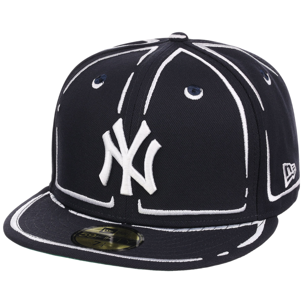 New York Yankees Joshua Vides x MLB 'Outline' New Era 59FIFTY Collection