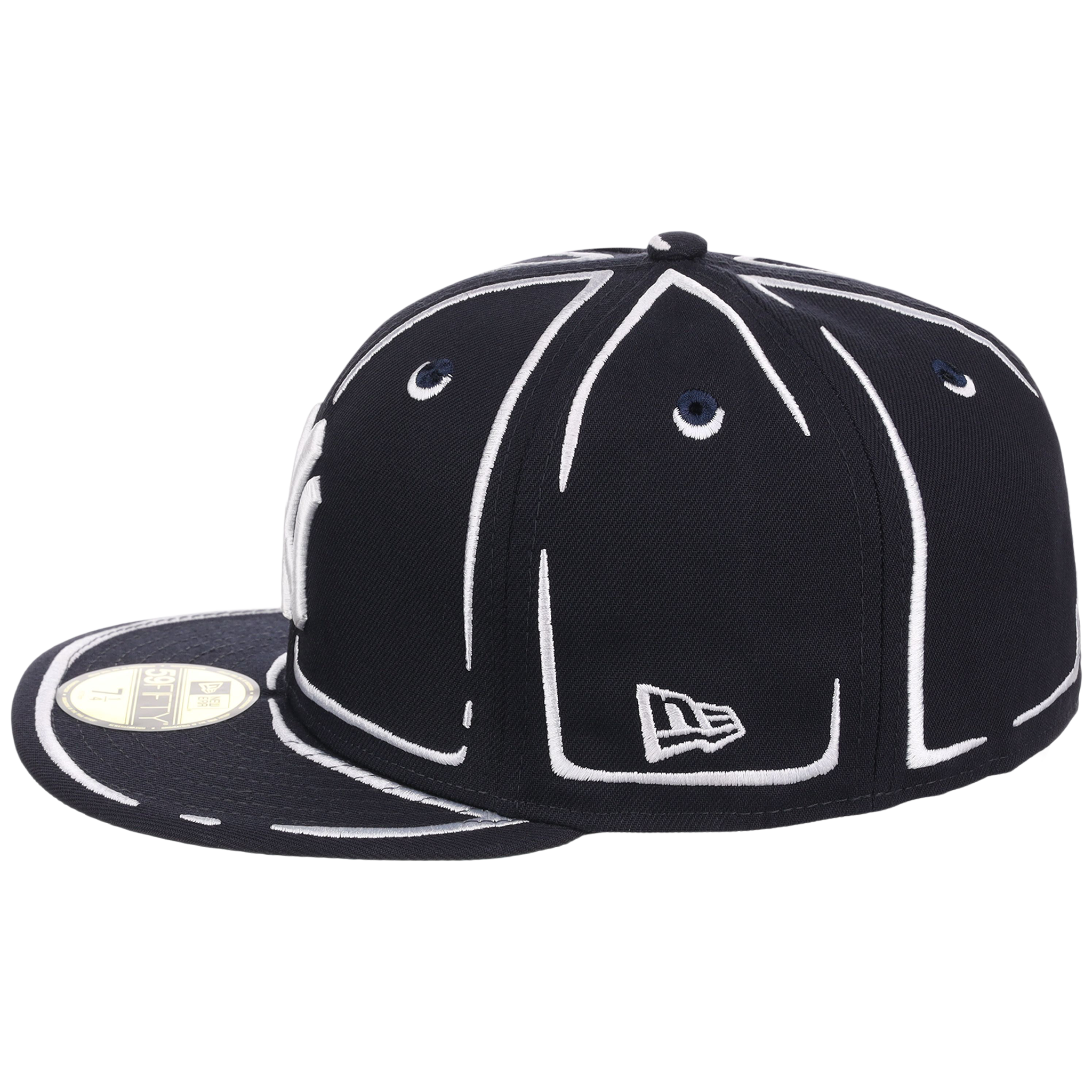 New York Yankees Joshua Vides x MLB 'Outline' New Era 59FIFTY Collection