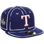 Texas Rangers Joshua Vides x MLB 'Outline' New Era 59FIFTY Collection