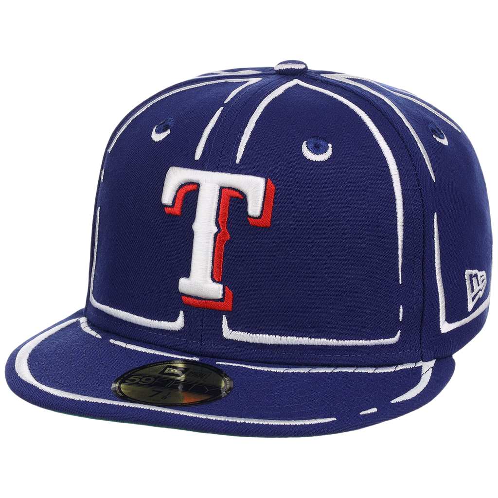 Texas Rangers Joshua Vides x MLB 'Outline' New Era 59FIFTY Collection