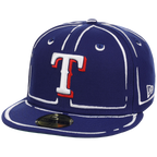 Texas Rangers Joshua Vides x MLB 'Outline' New Era 59FIFTY Collection
