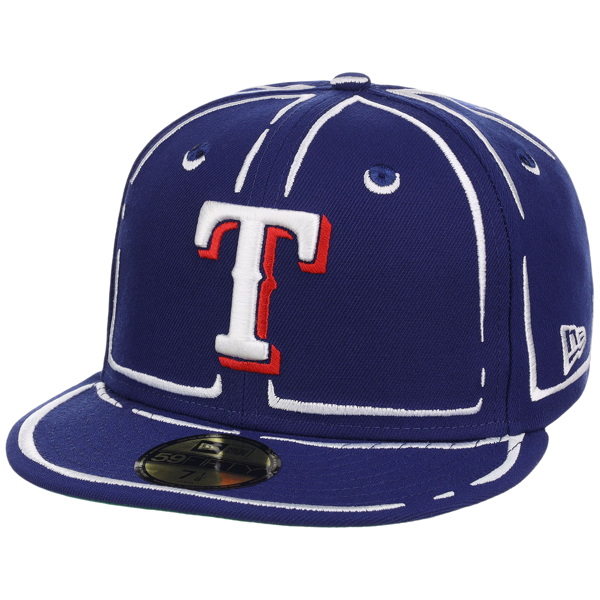 Texas Rangers Joshua Vides x MLB 'Outline' New Era 59FIFTY Collection