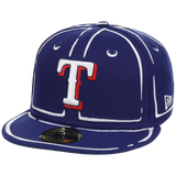 Texas Rangers Joshua Vides x MLB 'Outline' New Era 59FIFTY Collection