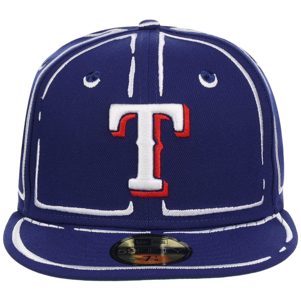 Texas Rangers Joshua Vides x MLB 'Outline' New Era 59FIFTY Collection