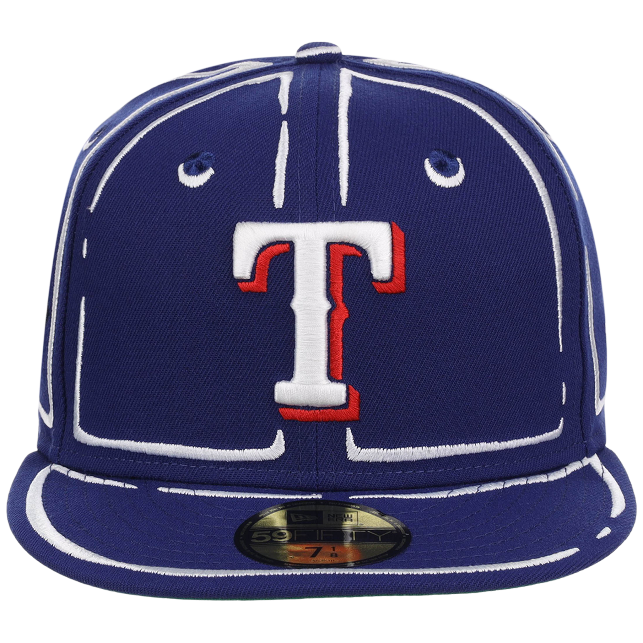 Texas Rangers Joshua Vides x MLB 'Outline' New Era 59FIFTY Collection