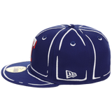 Texas Rangers Joshua Vides x MLB 'Outline' New Era 59FIFTY Collection