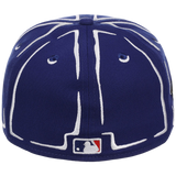 Texas Rangers Joshua Vides x MLB 'Outline' New Era 59FIFTY Collection