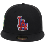 Los Angeles Dodgers Watts Homie Quan x MLB 'Memories Never Die' New Era 59FIFTY Collection (Black/Black/Gray)
