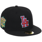 Los Angeles Dodgers Watts Homie Quan x MLB 'Memories Never Die' New Era 59FIFTY Collection (Black/Black/Gray)