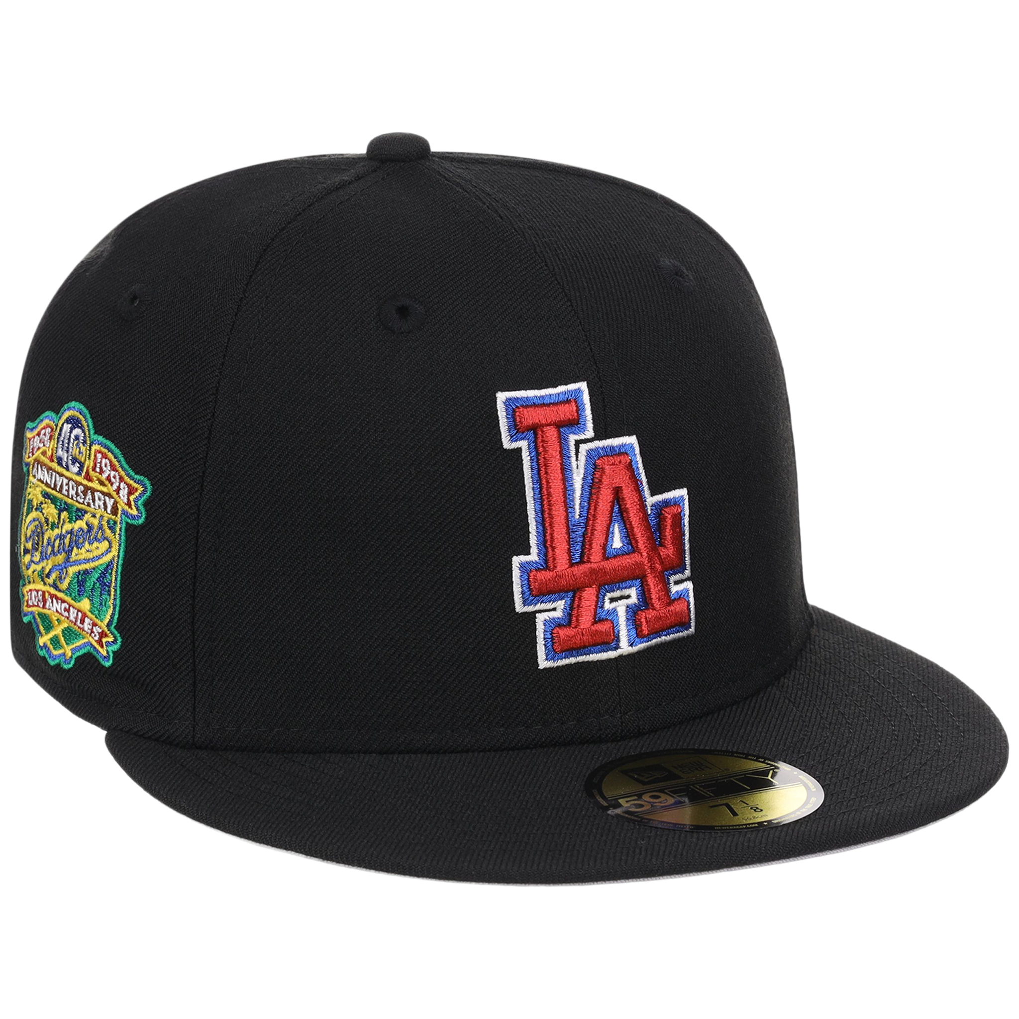 Los Angeles Dodgers Watts Homie Quan x MLB 'Memories Never Die' New Era 59FIFTY Collection (Black/Black/Gray)
