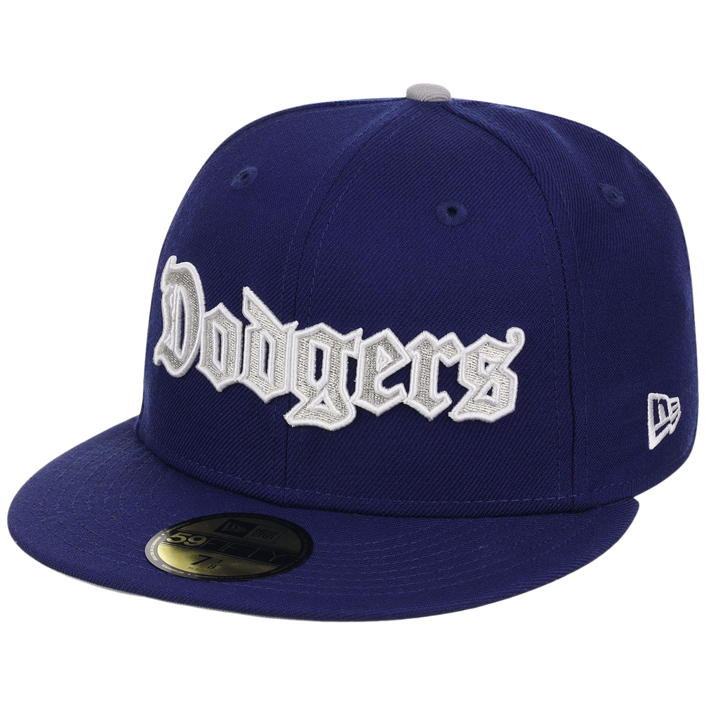 Los Angeles Dodgers Watts Homie Quan x MLB 'Memories Never Die' New Era 59FIFTY Collection (Dark Royal/Dark Royal/Gray)