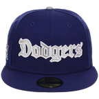 Los Angeles Dodgers Watts Homie Quan x MLB 'Memories Never Die' New Era 59FIFTY Collection (Dark Royal/Dark Royal/Gray)