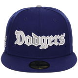Los Angeles Dodgers Watts Homie Quan x MLB 'Memories Never Die' New Era 59FIFTY Collection (Dark Royal/Dark Royal/Gray)