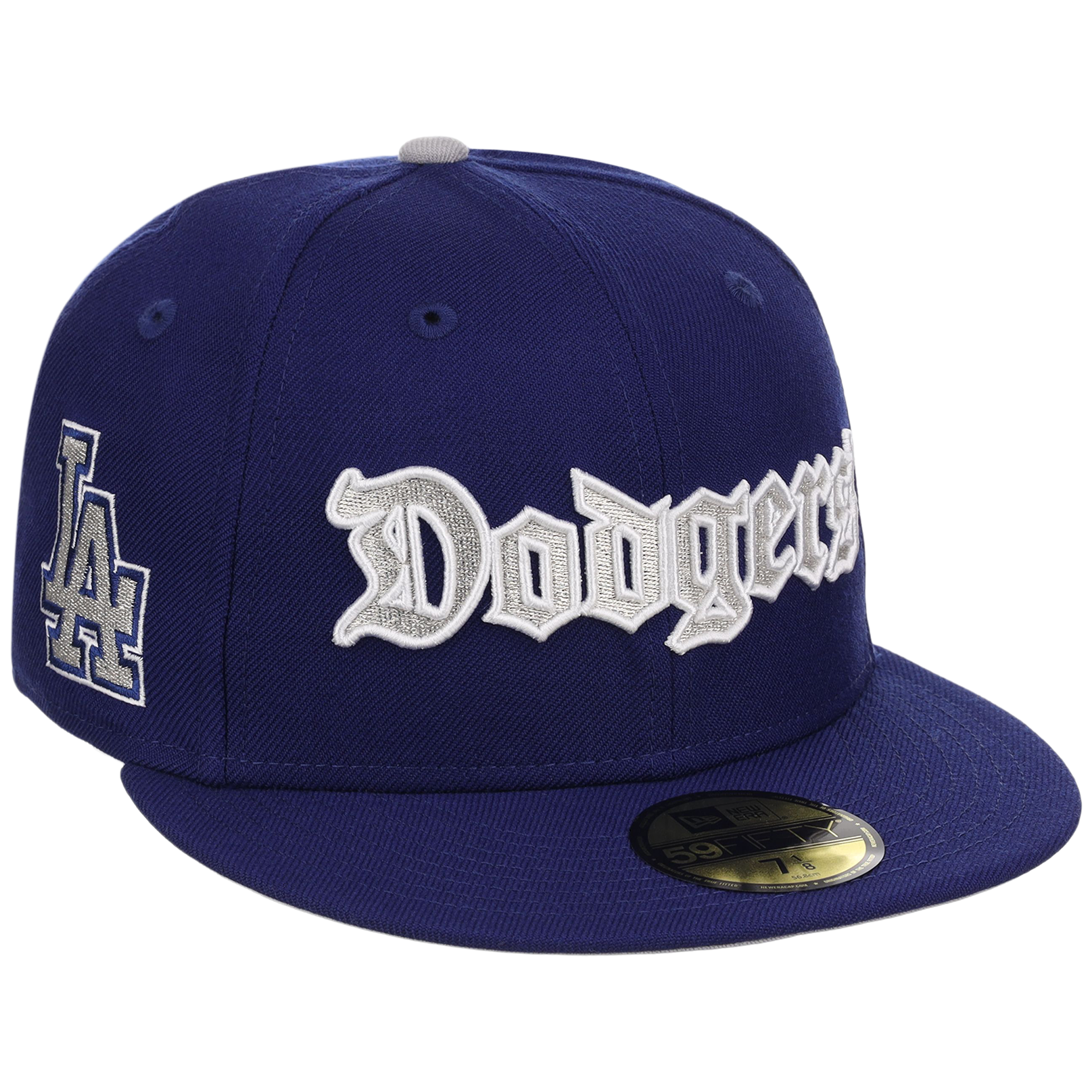 Los Angeles Dodgers Watts Homie Quan x MLB 'Memories Never Die' New Era 59FIFTY Collection (Dark Royal/Dark Royal/Gray)
