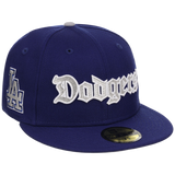 Los Angeles Dodgers Watts Homie Quan x MLB 'Memories Never Die' New Era 59FIFTY Collection (Dark Royal/Dark Royal/Gray)