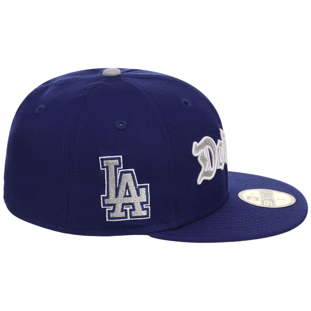 Los Angeles Dodgers Watts Homie Quan x MLB 'Memories Never Die' New Era 59FIFTY Collection (Dark Royal/Dark Royal/Gray)