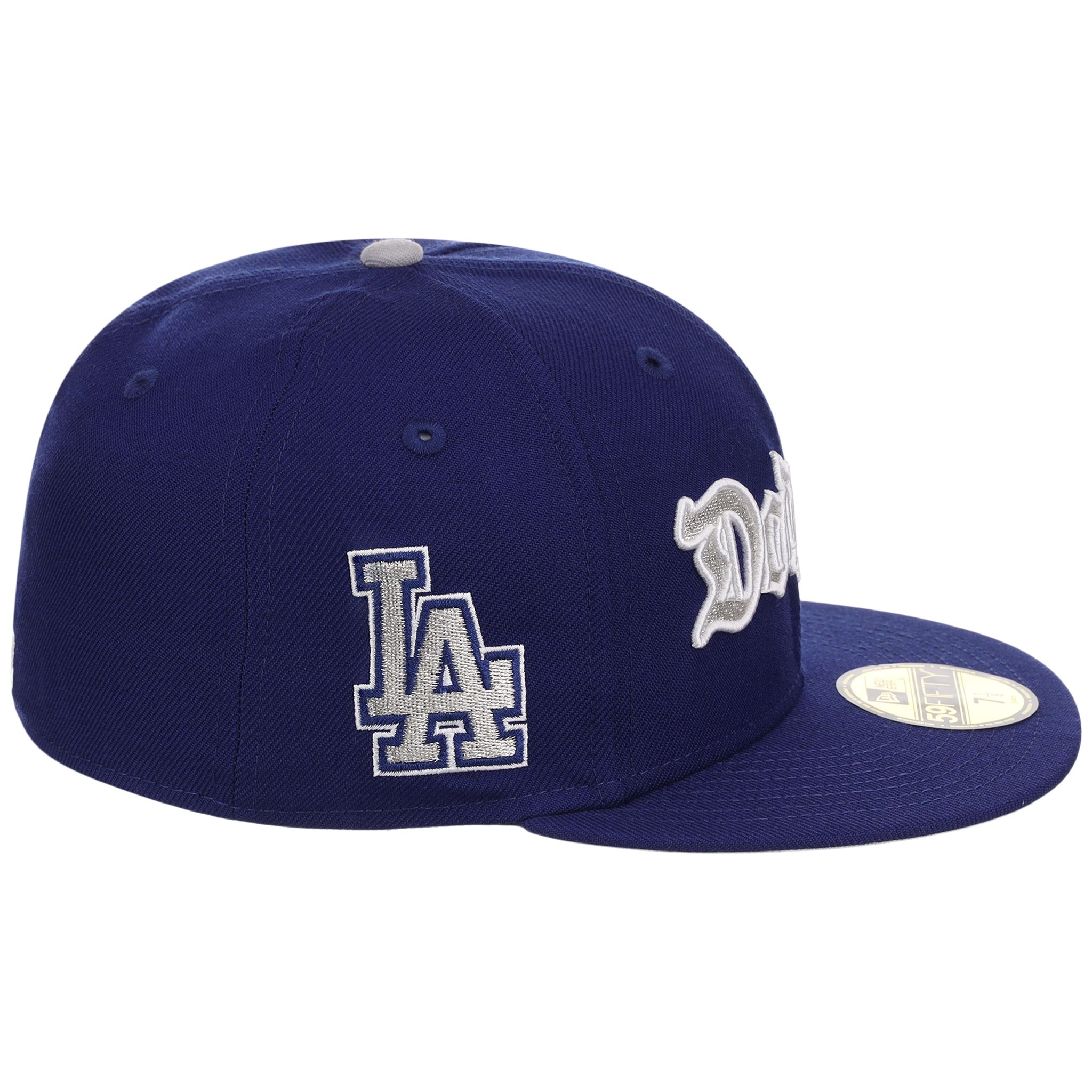Los Angeles Dodgers Watts Homie Quan x MLB 'Memories Never Die' New Era 59FIFTY Collection (Dark Royal/Dark Royal/Gray)