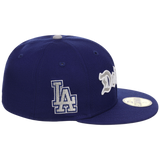 Los Angeles Dodgers Watts Homie Quan x MLB 'Memories Never Die' New Era 59FIFTY Collection (Dark Royal/Dark Royal/Gray)