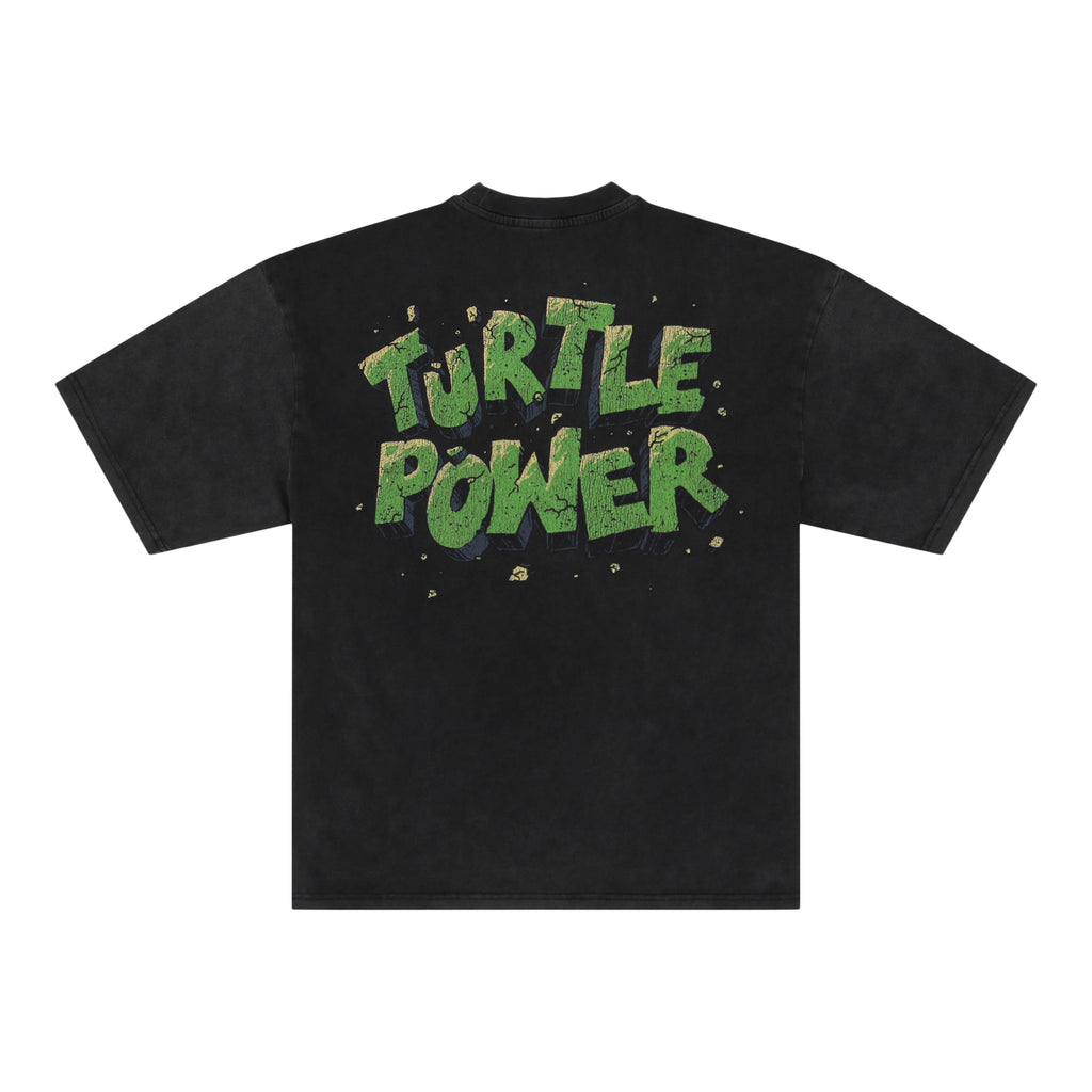SATURDAY MORNING CARTOONS: TEENAGE MUTANT NINJA TURTLES - Turtles Black Graphic T-Shirt