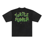 SATURDAY MORNING CARTOONS: TEENAGE MUTANT NINJA TURTLES - Turtles Black Graphic T-Shirt