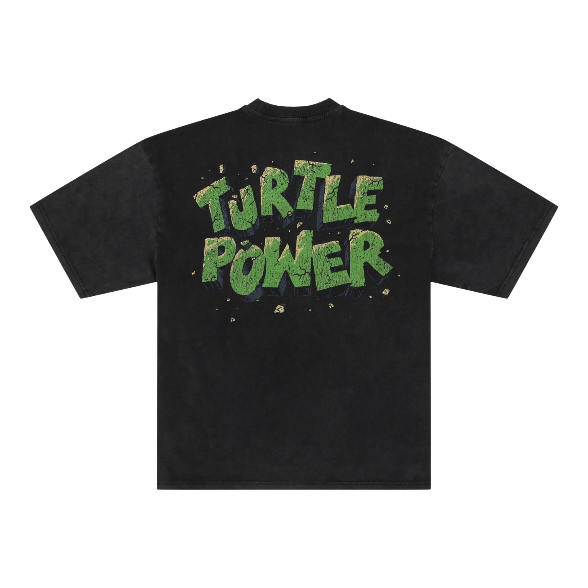 SATURDAY MORNING CARTOONS: TEENAGE MUTANT NINJA TURTLES - Turtles Black Graphic T-Shirt