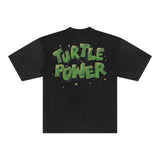 SATURDAY MORNING CARTOONS: TEENAGE MUTANT NINJA TURTLES - Turtles Black Graphic T-Shirt