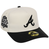 Atlanta Braves MLB Chrome Noir New Era 59FORTY