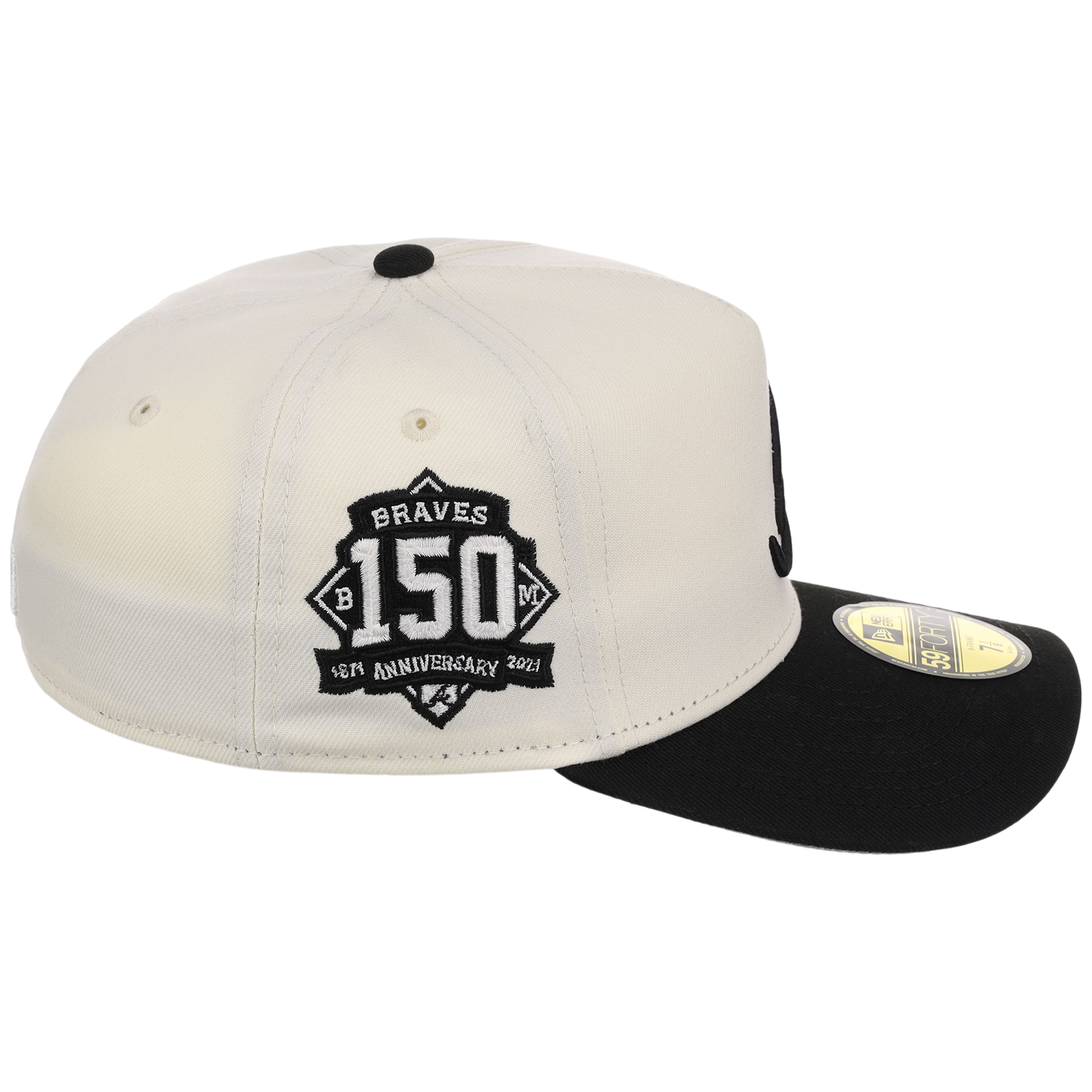 Atlanta Braves MLB Chrome Noir New Era 59FORTY