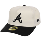 Atlanta Braves MLB Chrome Noir New Era 59FORTY