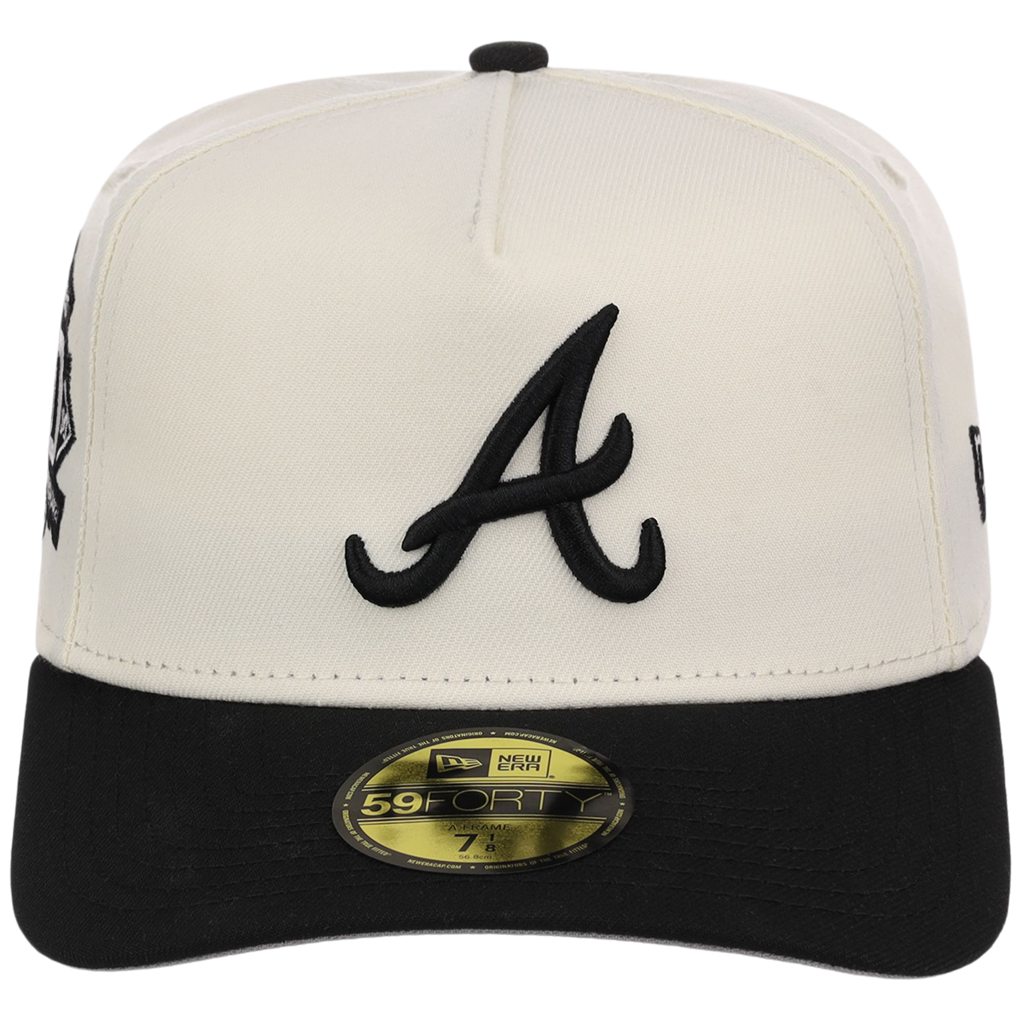 Atlanta Braves MLB Chrome Noir New Era 59FORTY