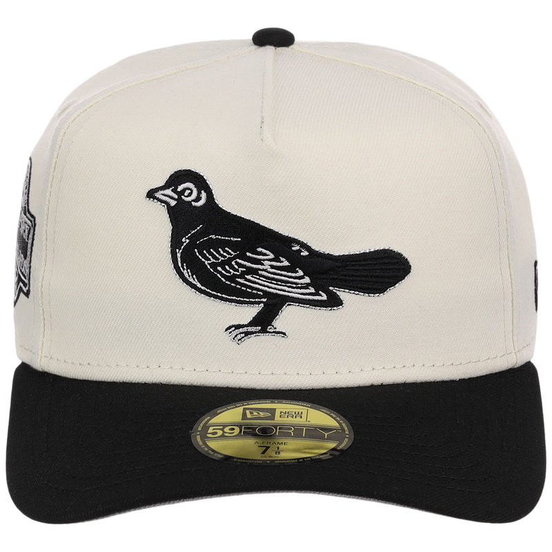 Baltimore Orioles MLB Chrome Noir New Era 59FORTY – LidsHatDrop