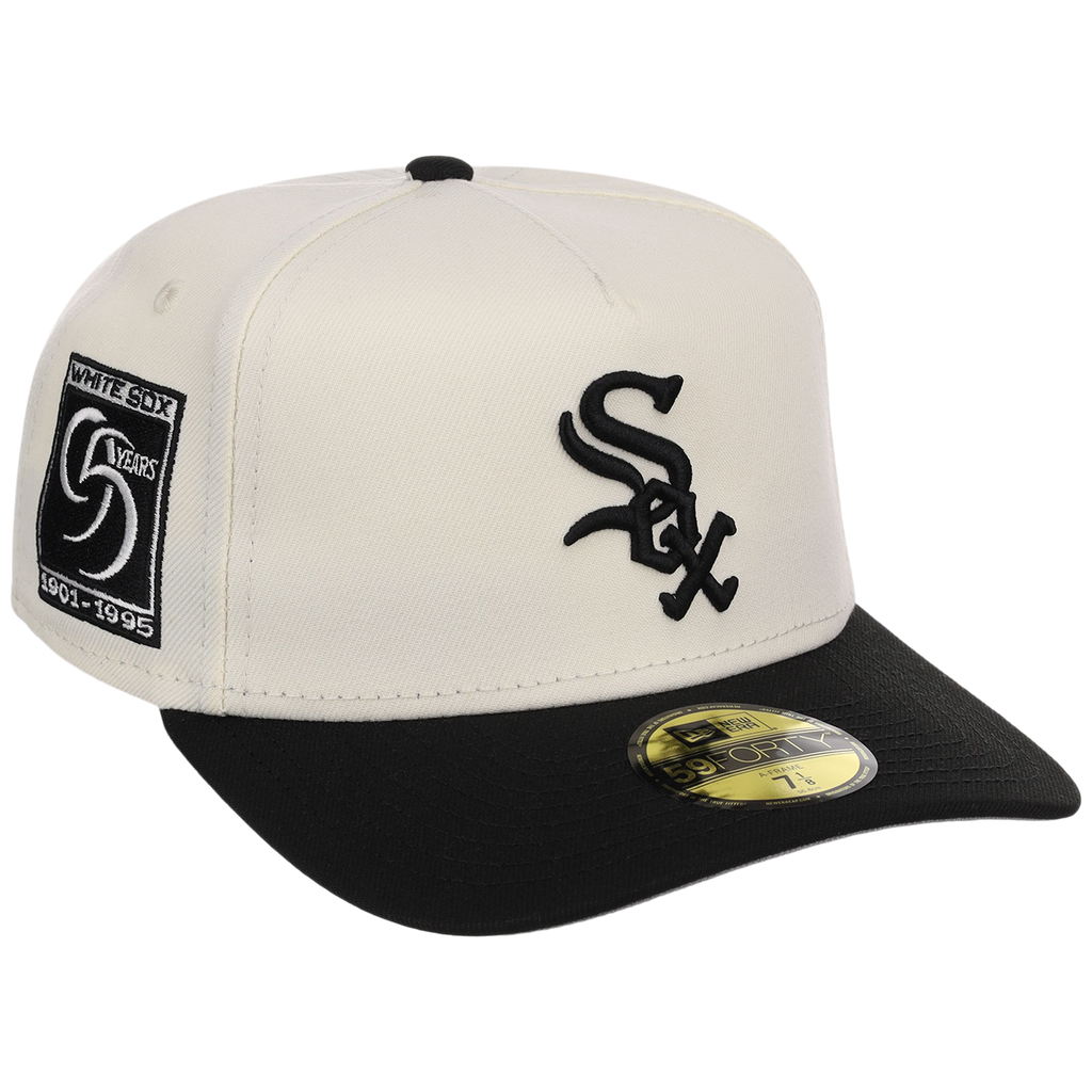 Chicago White Sox MLB Chrome Noir New Era 59FORTY