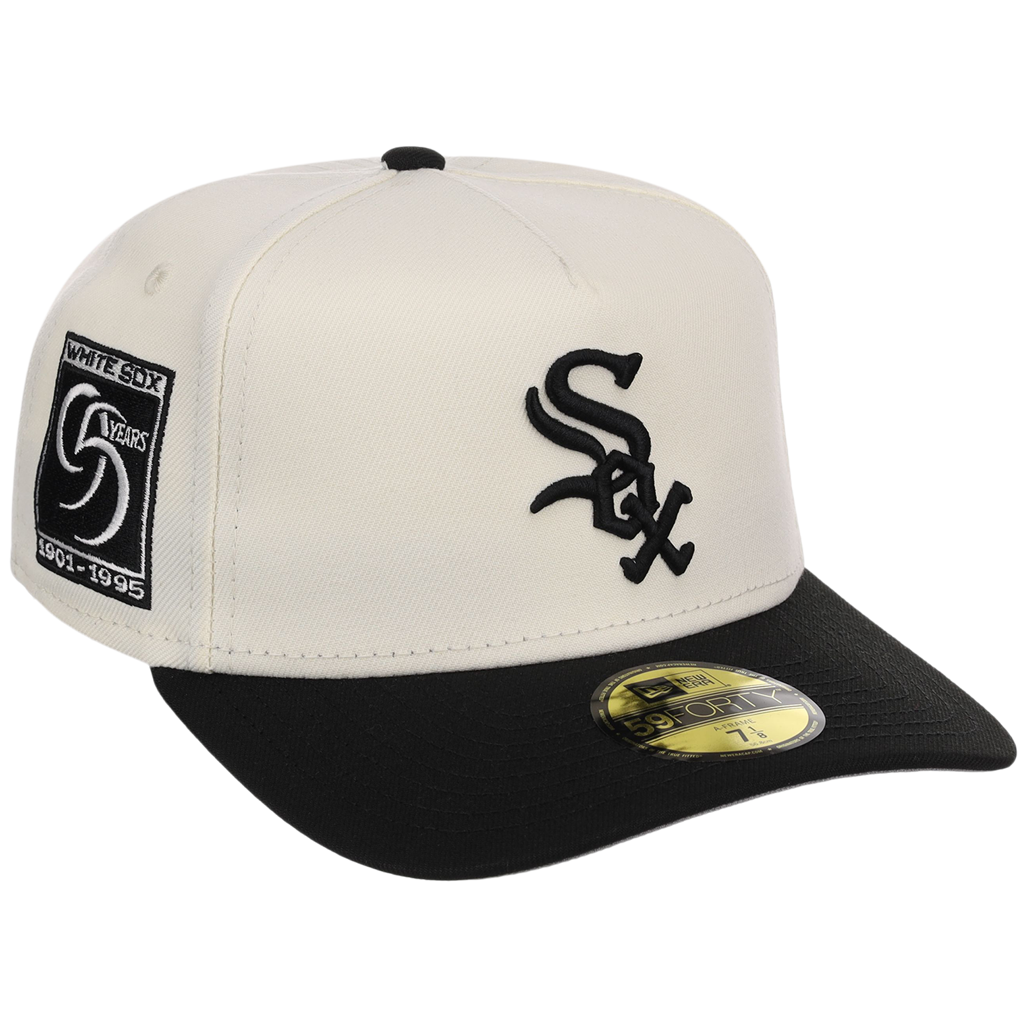 Chicago White Sox MLB Chrome Noir New Era 59FORTY