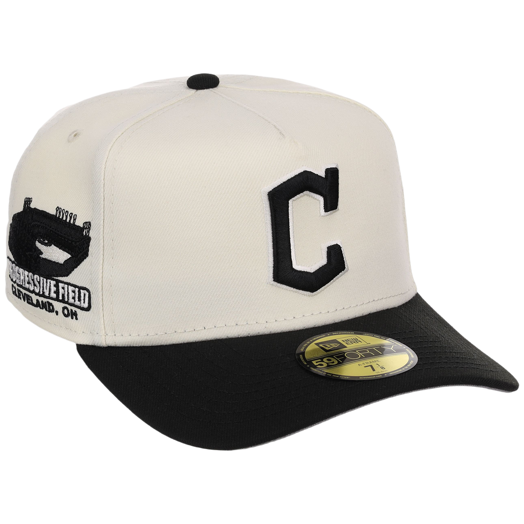 Cleveland Guardians MLB Chrome Noir New Era 59FORTY