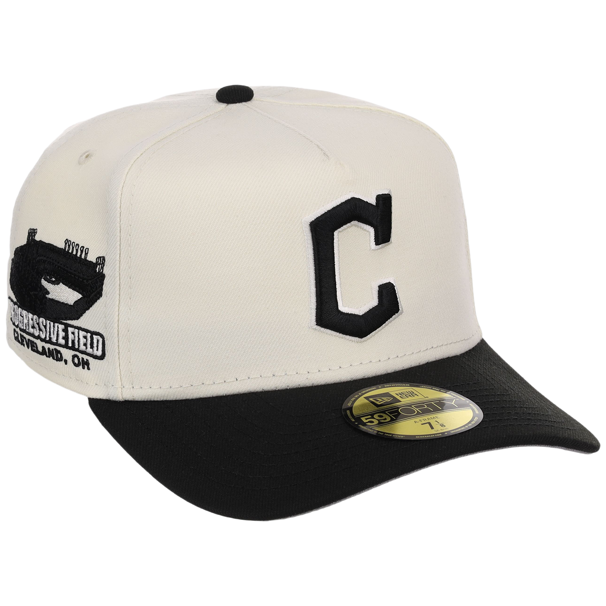 Cleveland Guardians MLB Chrome Noir New Era 59FORTY
