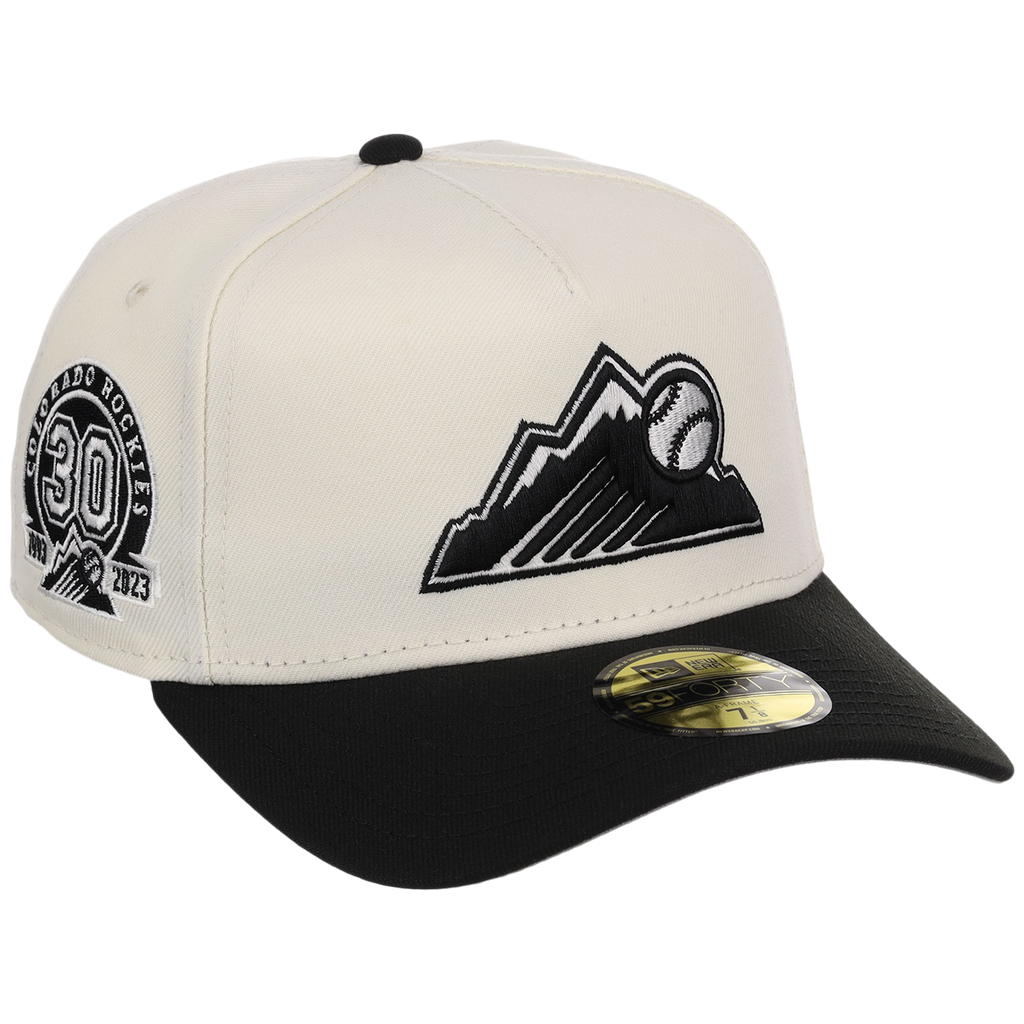 Colorado Rockies MLB Chrome Noir New Era 59FORTY
