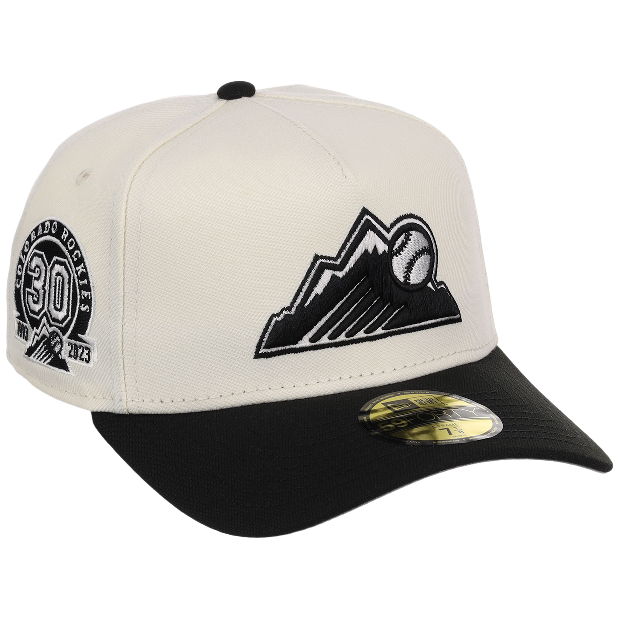 Colorado Rockies MLB Chrome Noir New Era 59FORTY
