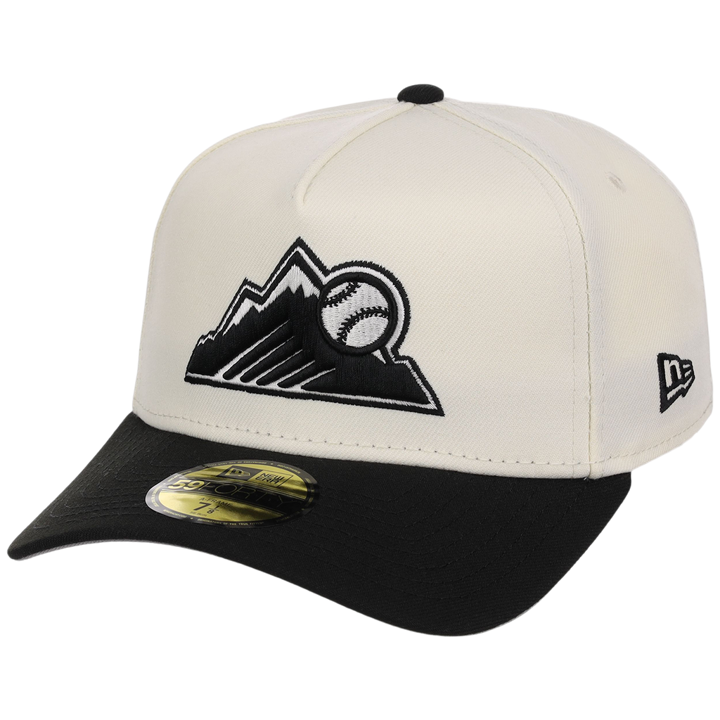 Colorado Rockies MLB Chrome Noir New Era 59FORTY