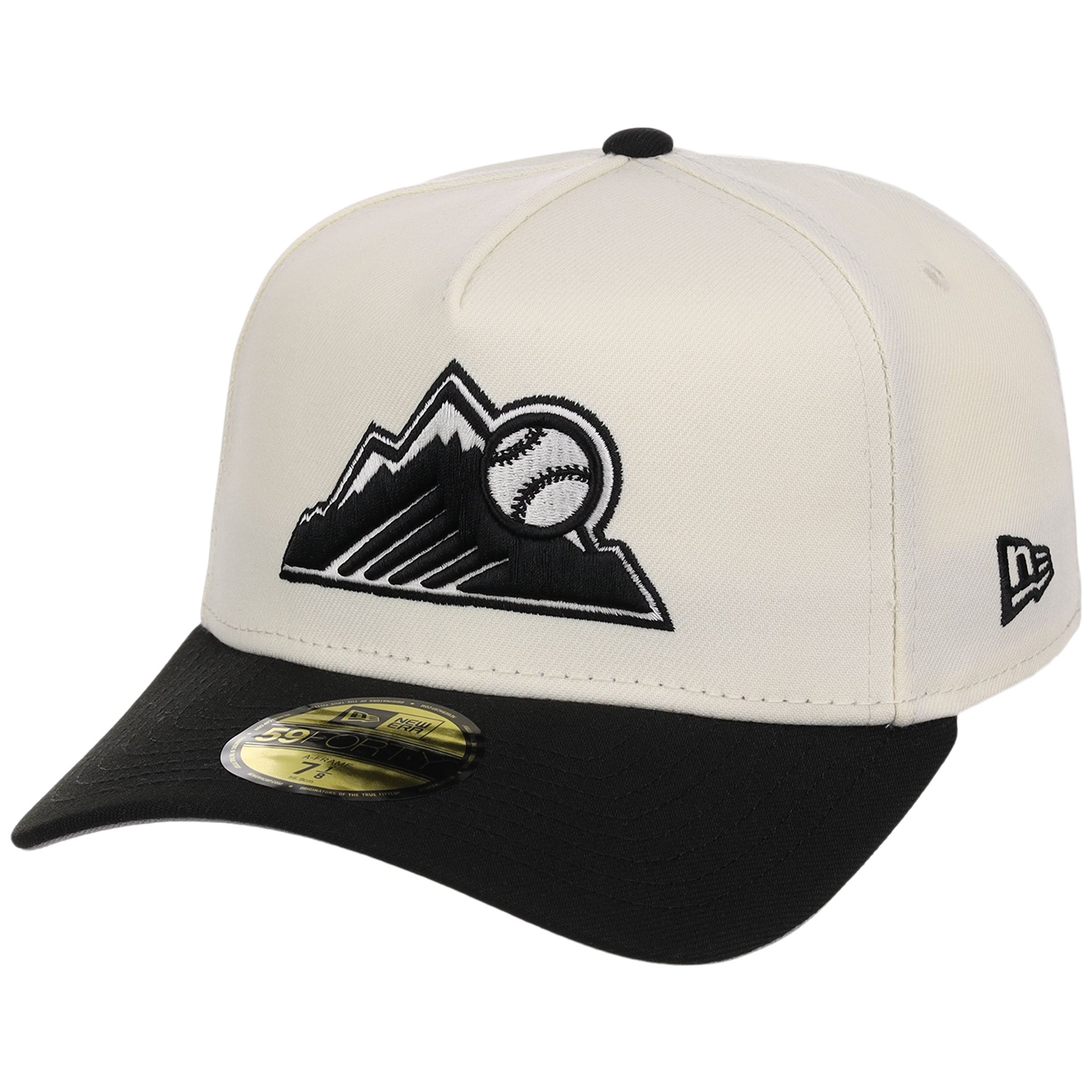 Colorado Rockies MLB Chrome Noir New Era 59FORTY
