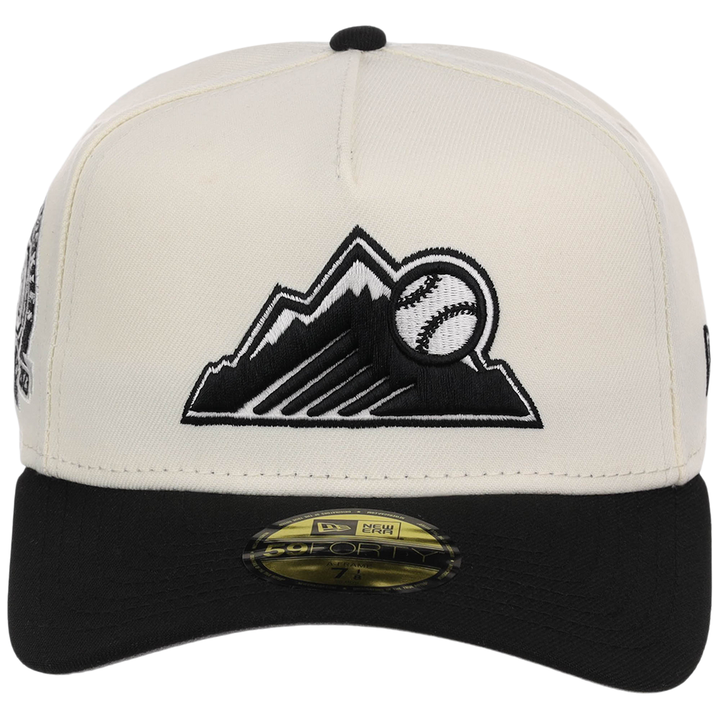 Colorado Rockies MLB Chrome Noir New Era 59FORTY