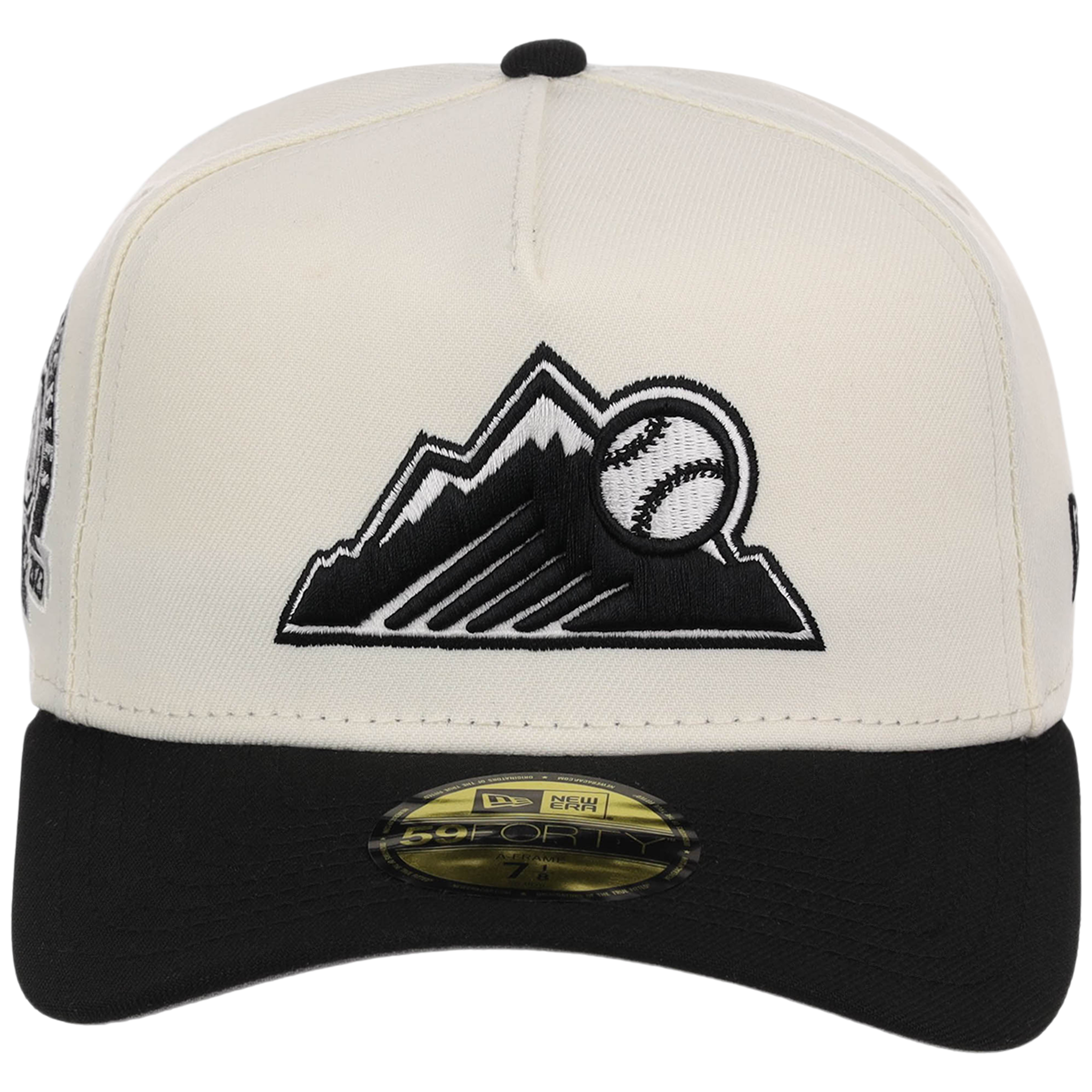 Colorado Rockies MLB Chrome Noir New Era 59FORTY